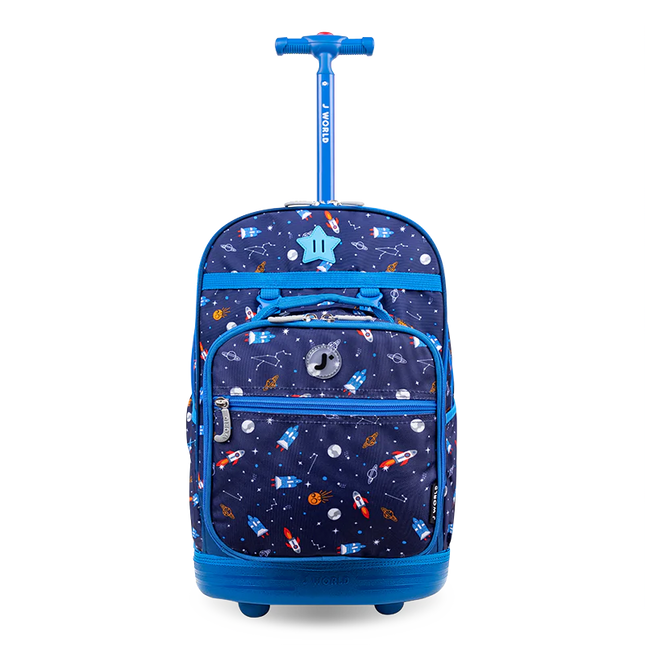 MOCHILA J WORLD C/RODOS KIDS SPACESHIP