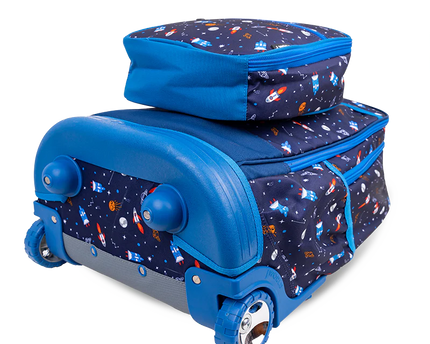 MOCHILA J WORLD C/RODOS KIDS SPACESHIP
