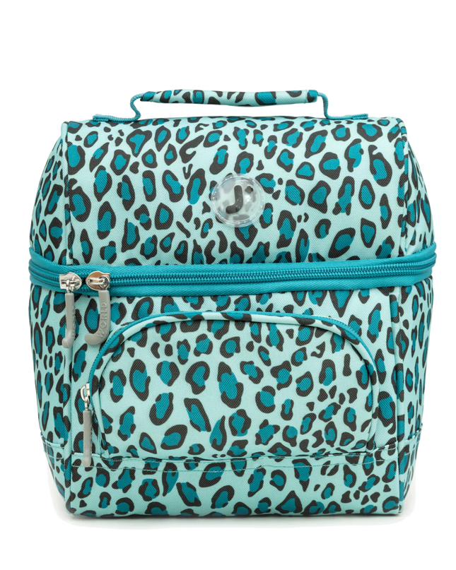 LONCHERA J WORLD COREY MINT LEOPARD