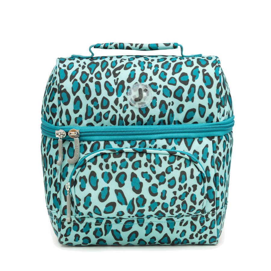 LONCHERA J WORLD COREY MINT LEOPARD