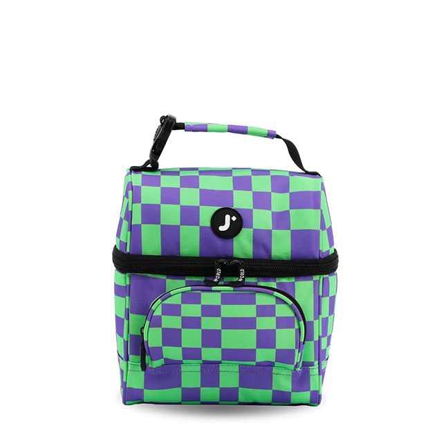 CARTUCHERA J WORLD DOODLE PIXEL CHECKERS