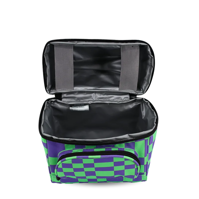 CARTUCHERA J WORLD DOODLE PIXEL CHECKERS