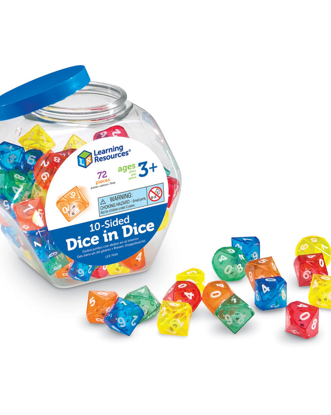 DADOS DE DIEZ CARAS