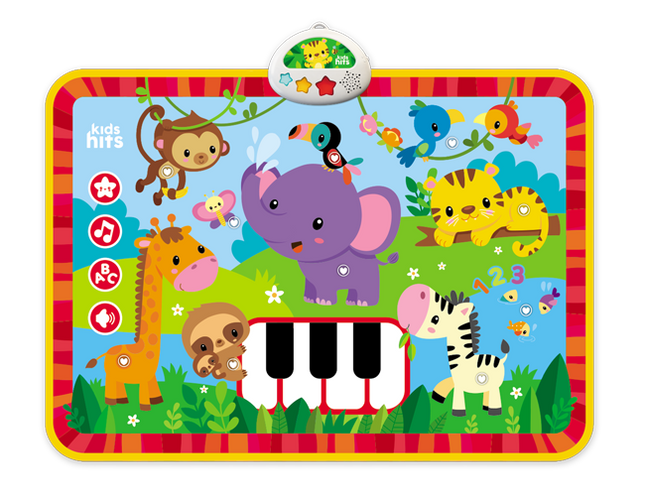 JUGUETE ALFOMBRA MUSICAL LIGHT AND SOUND ZOO