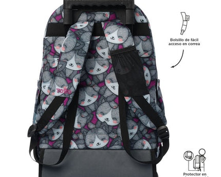 MOCHILA OSITOS GATITO TOTTO