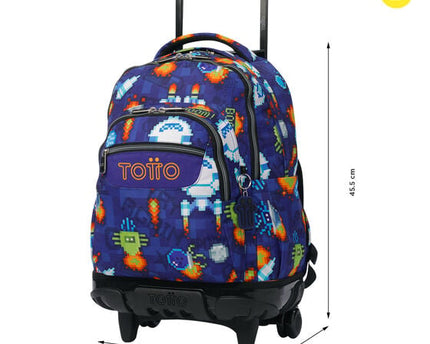 MOCHILA SPACE BLUE TOTTO