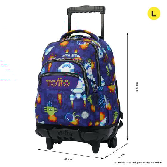 MOCHILA SPACE BLUE TOTTO