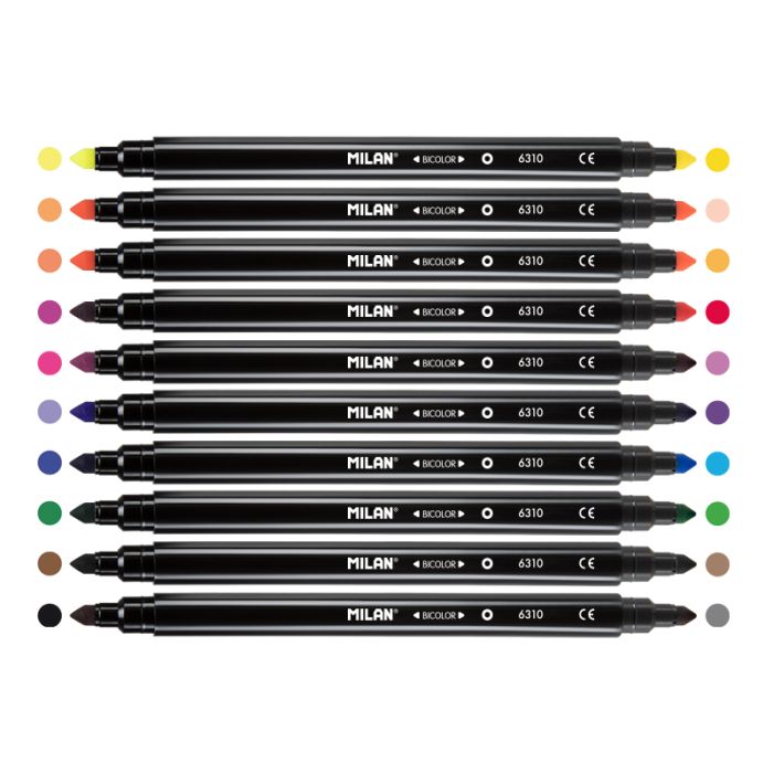 MARCADORES BICOLOR 10PC