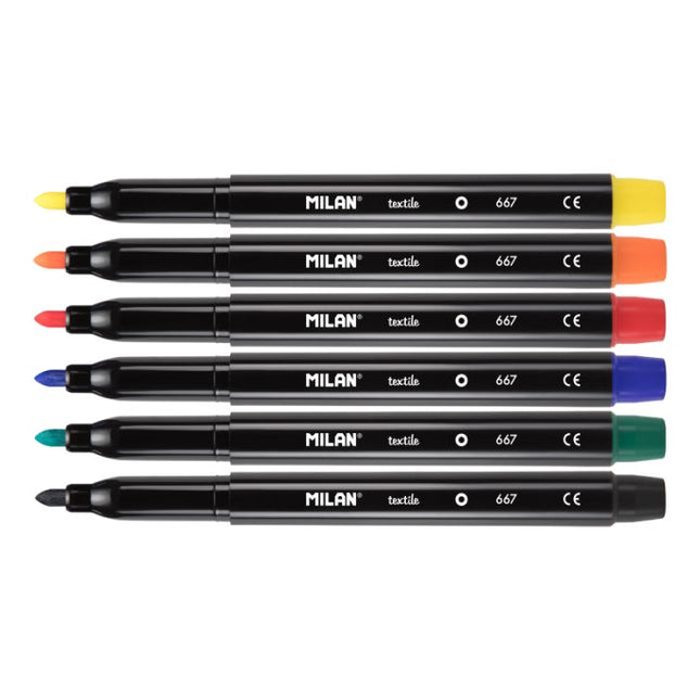 MARCADORES PARA TEJIDO 6CLRS MILAN