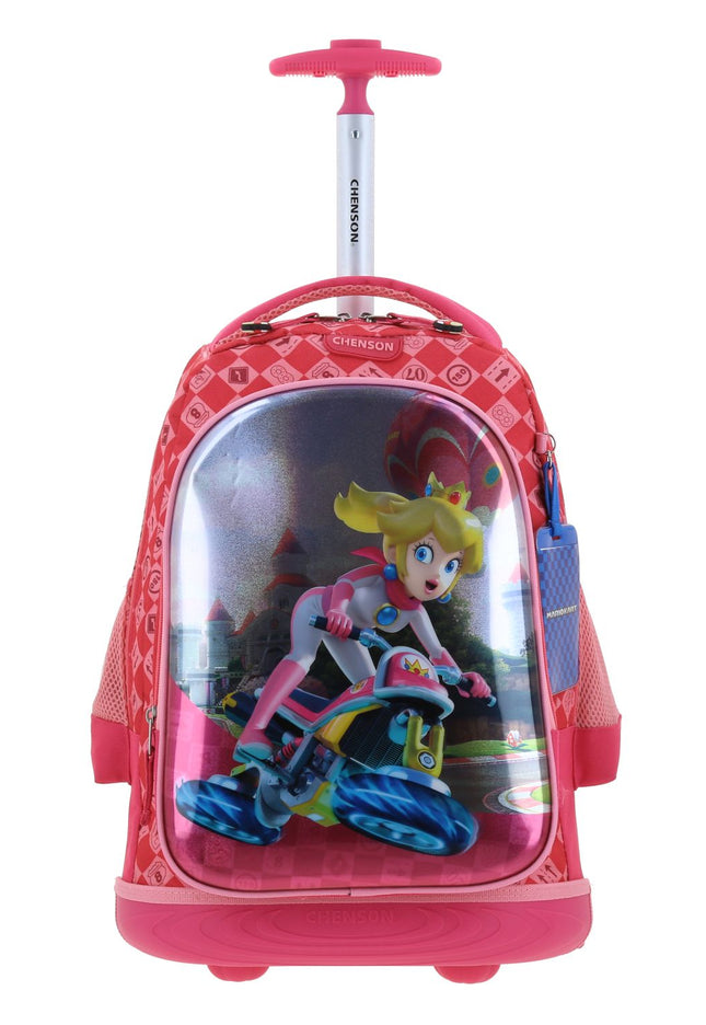MOCHILA CON RUEDAS NIÑA MARIO BROS MB66278-P
