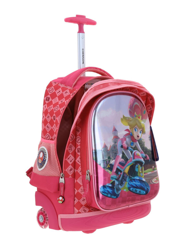 MOCHILA CON RUEDAS NIÑA MARIO BROS MB66278-P
