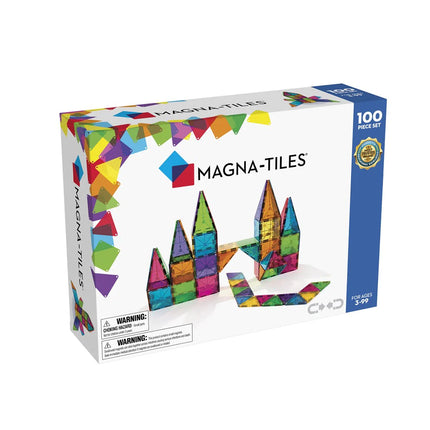 MAGNA TILES - CLEAR COLORS 100 PC