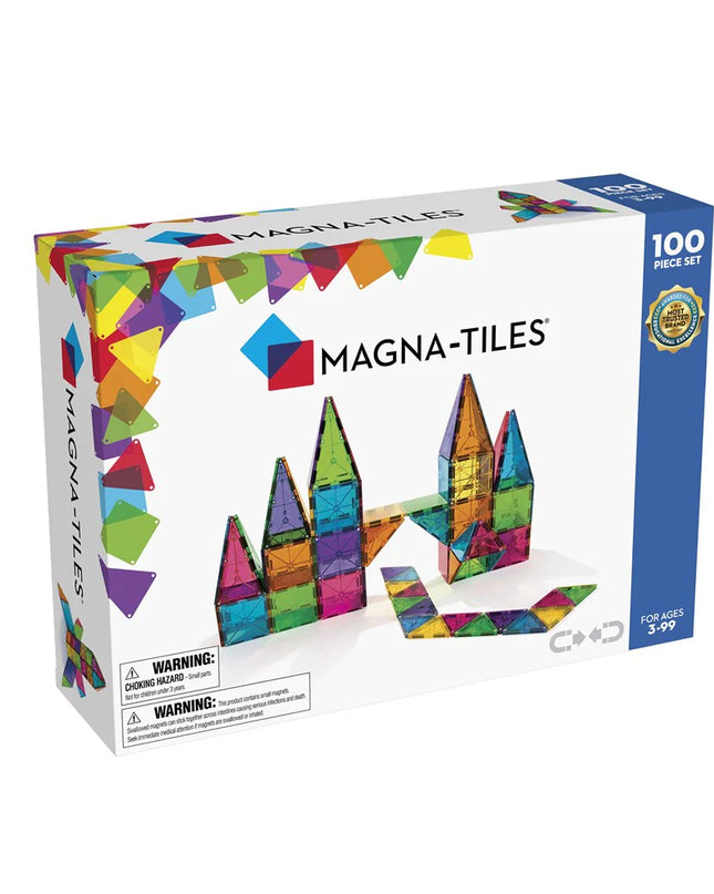 MAGNA TILES - CLEAR COLORS 100 PC