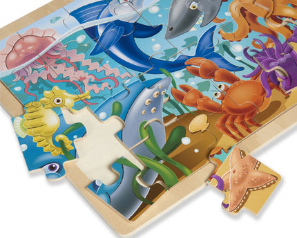 ROMPECABEZA MUNDO MARINO 24PZ