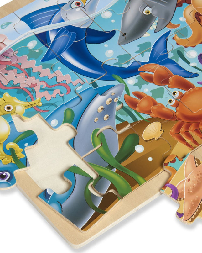 ROMPECABEZA MUNDO MARINO 24PZ