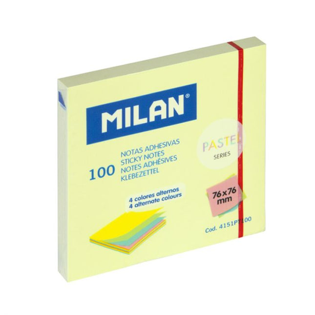 NOTAS ADHESIVAS PASTEL MILAN 3X3