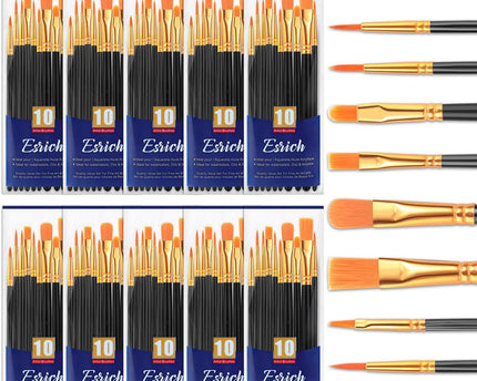 SET PINCELES VARIADOS 10UD ESRICH