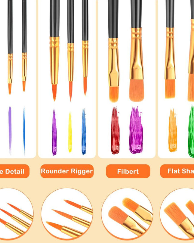 SET PINCELES VARIADOS 10UD ESRICH