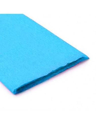 PAPEL CREPE  PLIEGO AZUL TURQUEZA