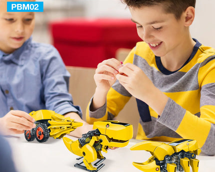 Kit científico de dinosaurio robot con energía solar 3 en 1 de Picasso.