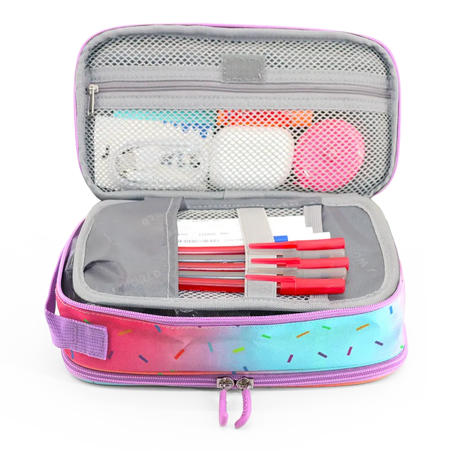 CARTUCHERA J WORLD DOODLE CONFETTI