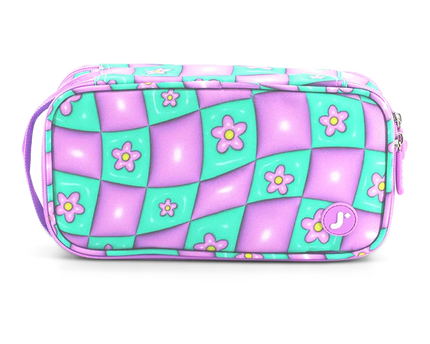 CARTUCHERA J WORLD DOODLE PUFFY FLOWER