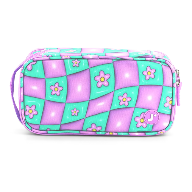 CARTUCHERA J WORLD DOODLE PUFFY FLOWER