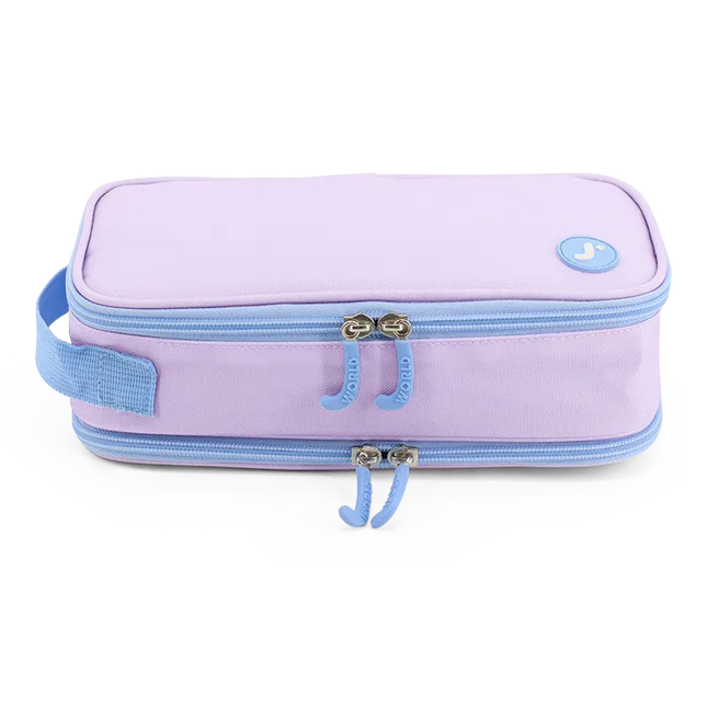 CARTUCHERA J WORLD DOODLE PURPLE