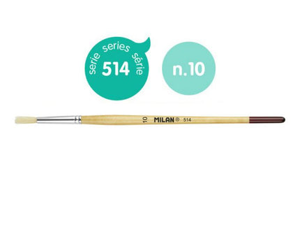 PINCEL PLANO MILAN 514/10