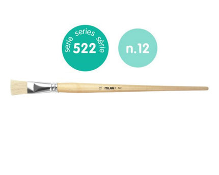 PINCEL PLANO MILAN 522/12