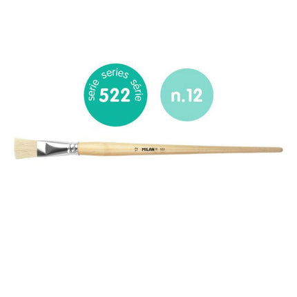 PINCEL PLANO MILAN 522/12