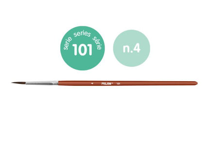 PINCEL REDONDO MILAN 101/4