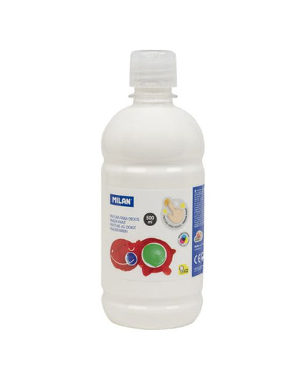 PINTURA D/DEDO BLANCO 500ML MILAN