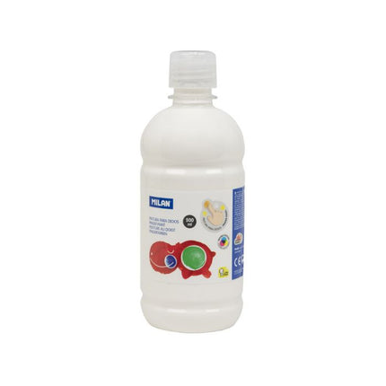 PINTURA D/DEDO BLANCO 500ML MILAN