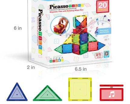 Juego interactivo de construcción magnética musical, Picasso.