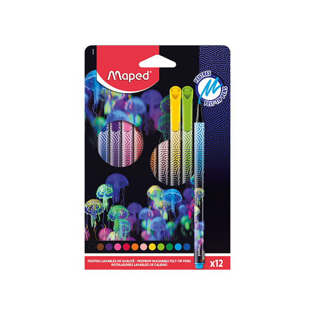 MARCADORES MAPE PARADISE 12 PZ