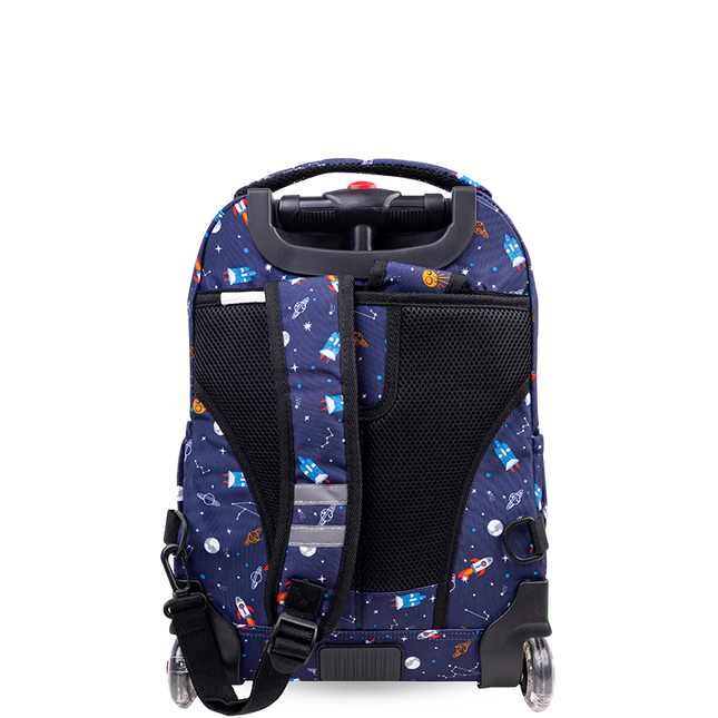 MOCHILA J WORLD C/RODOS Y LUZ LOLLIPOP SPACESHIP