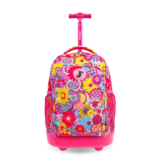 MOCHILA J WORLD C/RODOS SUNNY POPPY PANSY