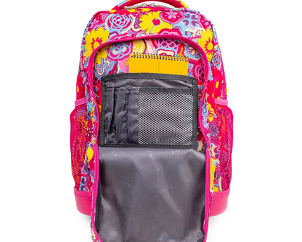 MOCHILA J WORLD C/RODOS SUNNY POPPY PANSY