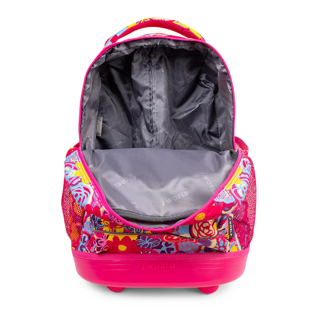 MOCHILA J WORLD C/RODOS SUNNY POPPY PANSY