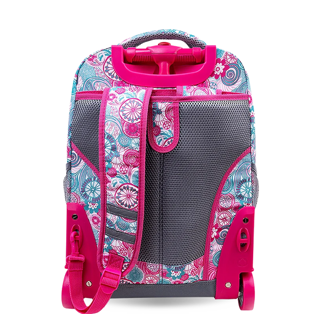 MOCHILA J WORLD C/RODOS SUNRISE BLUE RASPBERRY