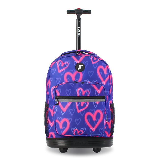 MOCHILA J WORLD C/RODOS SUNRISE HEART SPRAY
