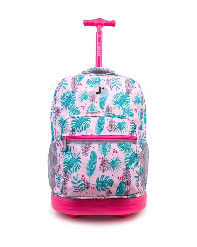 MOCHILA J WORLD C/ RODOS SUNRISE PALM LEAVES