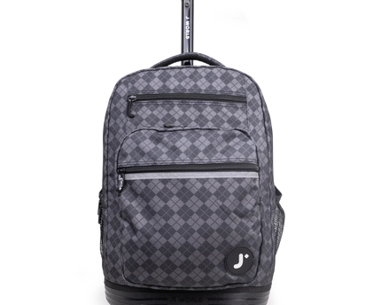 MOCHILA J WORLD C/ RODOS SUNDANCE ARGYLE BLACK