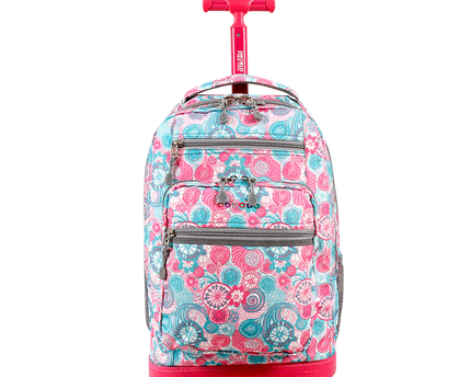 MOCHILA H WORLD C/RODOS SUNDACE BLUE RASPBERRY