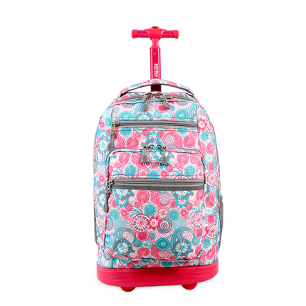 MOCHILA H WORLD C/RODOS SUNDACE BLUE RASPBERRY