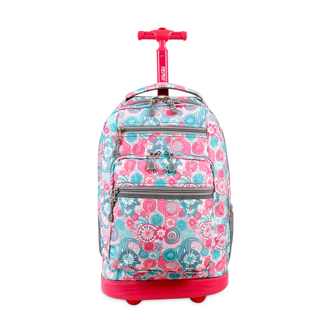 MOCHILA H WORLD C/RODOS SUNDACE BLUE RASPBERRY
