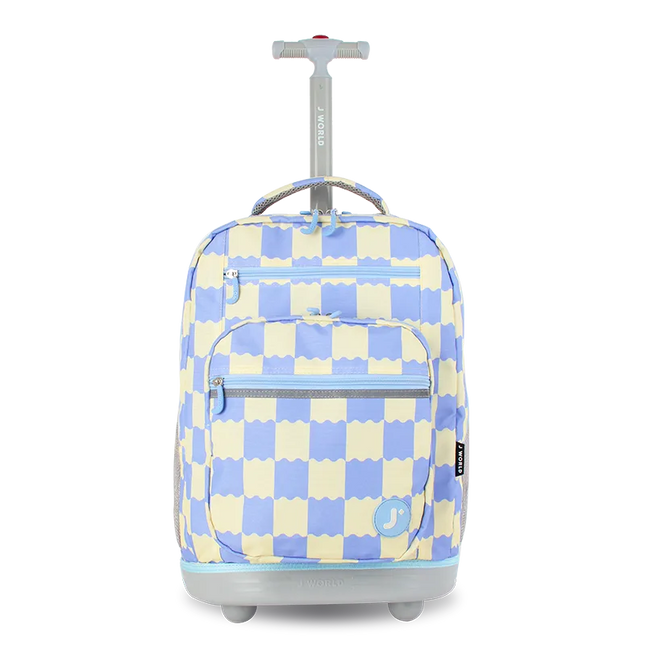 MOCHILA J WORLD C/RODOS SUNDANCE WIGGLE BLU