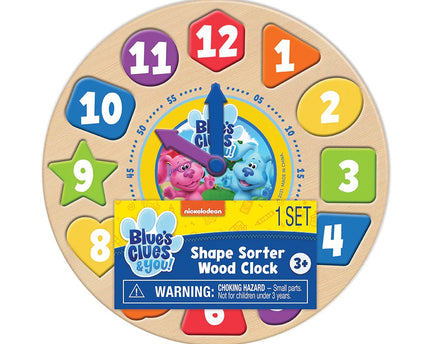 RELOJ DE MADERA BLUES CLUES