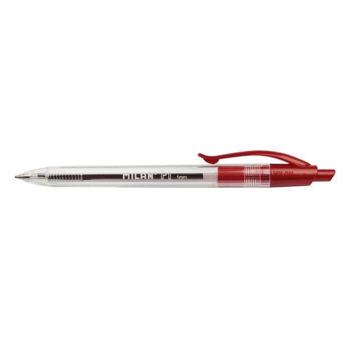 BOLIGRAFO RETRACTABLE P1 ROJO MILAN
